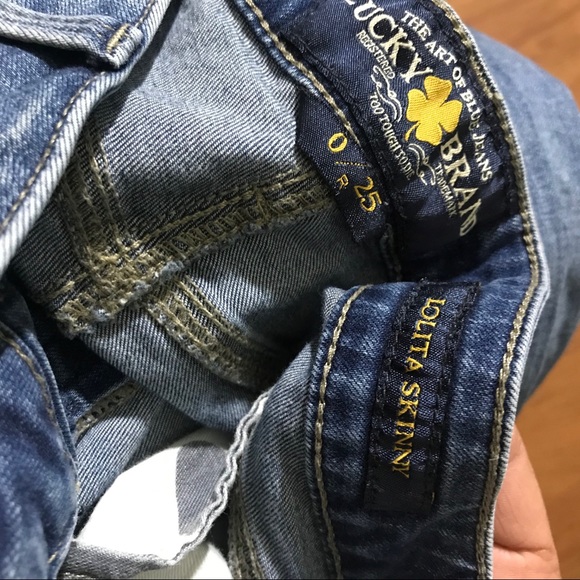 Women’s lucky brand jeans Sz 0/25 - Picture 9 of 9